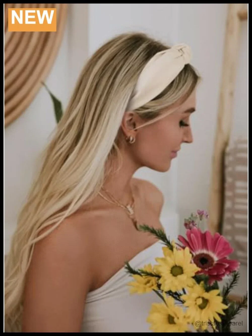 Knotted Top Knot Non-Slip Headbands for Women Girls 4PCS Leopard Print